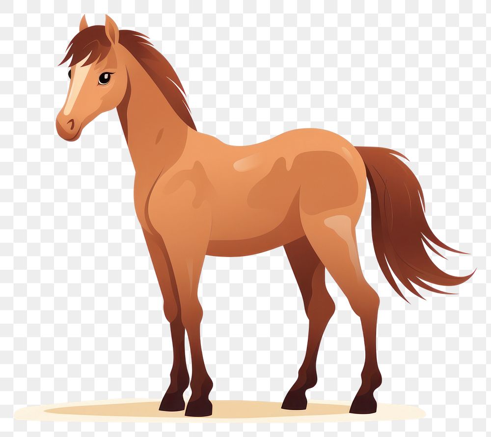 PNG Animal mammal horse herbivorous. AI generated Image by rawpixel.