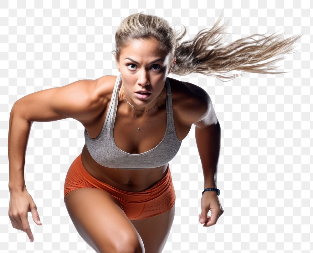 PNG Athlete sports female adult. AI generated Image by rawpixel.