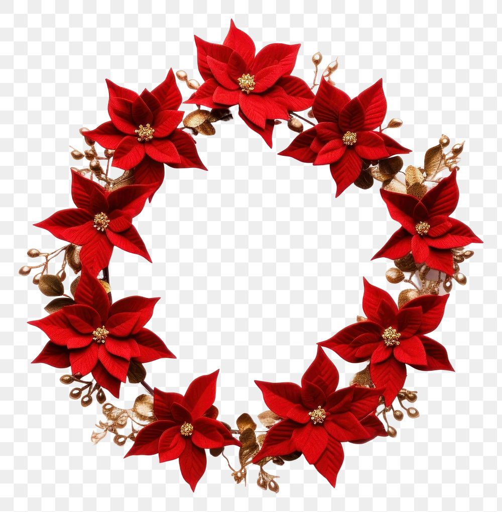 PNG Wreath flower christmas jewelry. AI generated Image by rawpixel.