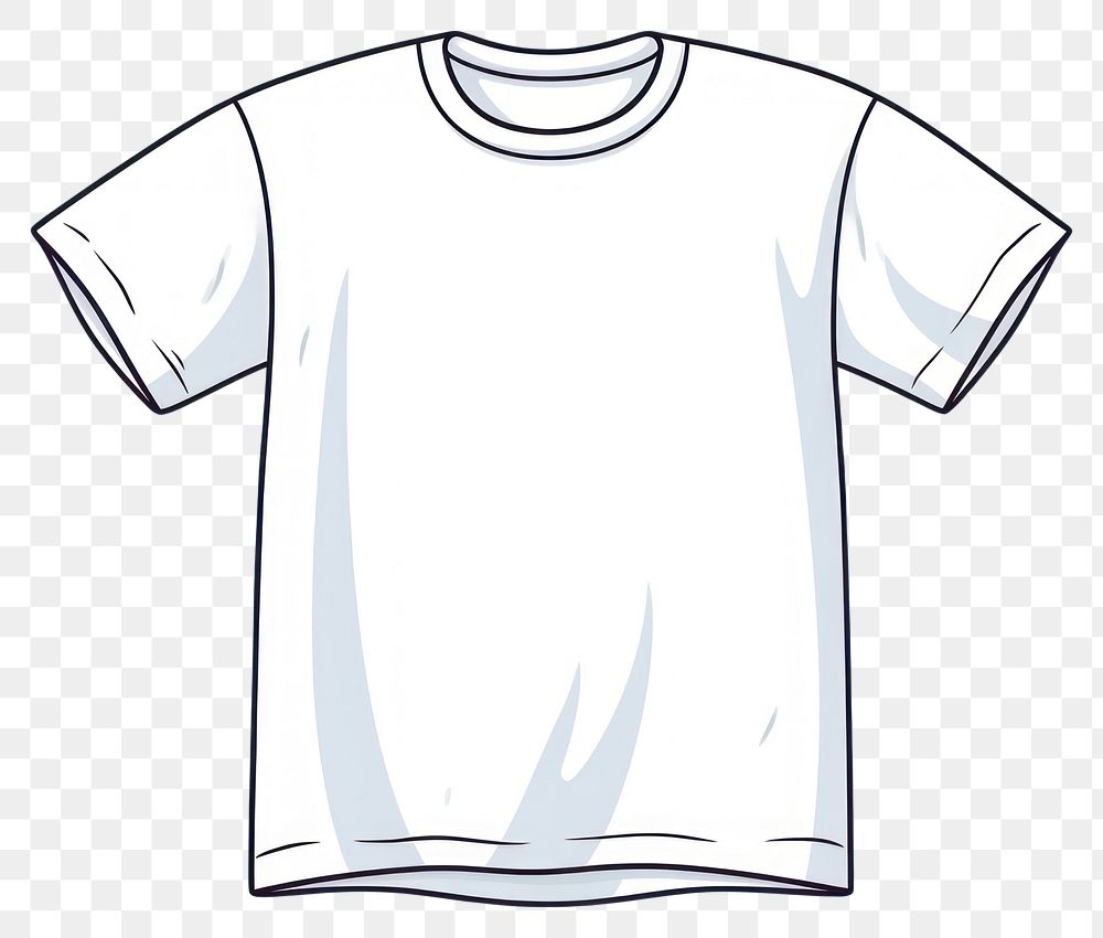PNG T-shirt drawing clothing textile. AI generated Image by rawpixel.