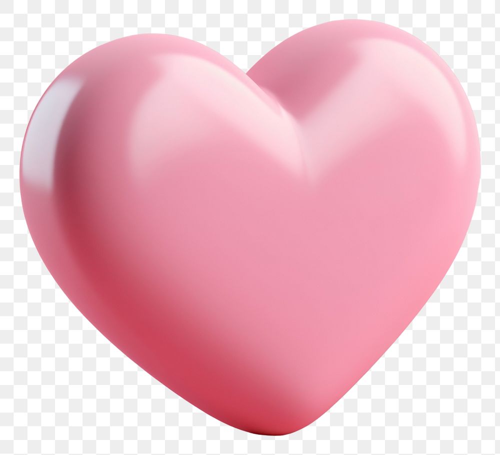 PNG Heart pink softness balloon