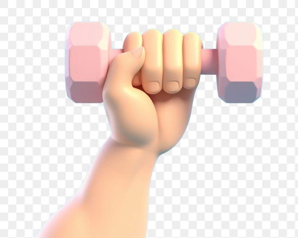 PNG Dumbbell sports hand gym. AI generated Image by rawpixel.