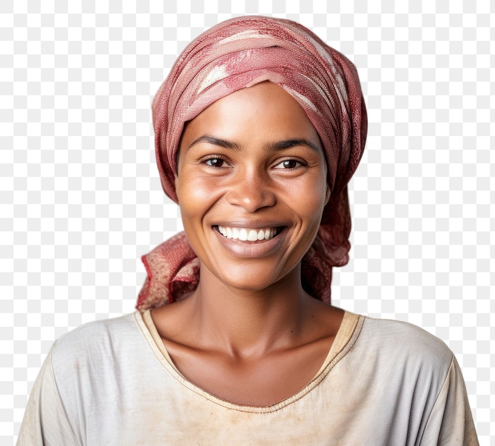 PNG Portrait turban scarf adult. AI generated Image by rawpixel.