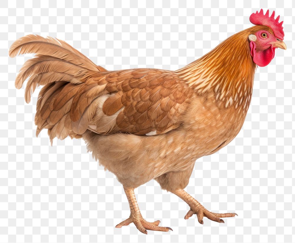PNG Poultry chicken animal bird. AI generated Image by rawpixel.