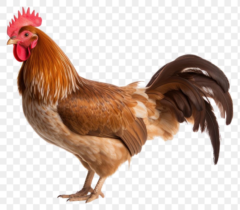 PNG Chicken poultry rooster animal. AI generated Image by rawpixel.