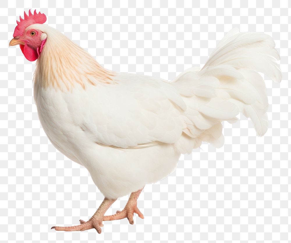 PNG Chicken poultry animal white. AI generated Image by rawpixel.