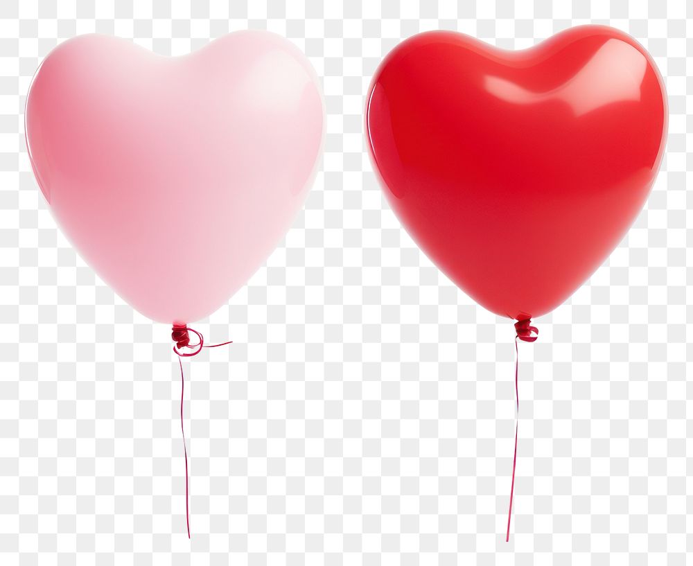 PNG Balloon heart white background celebration. AI generated Image by rawpixel.