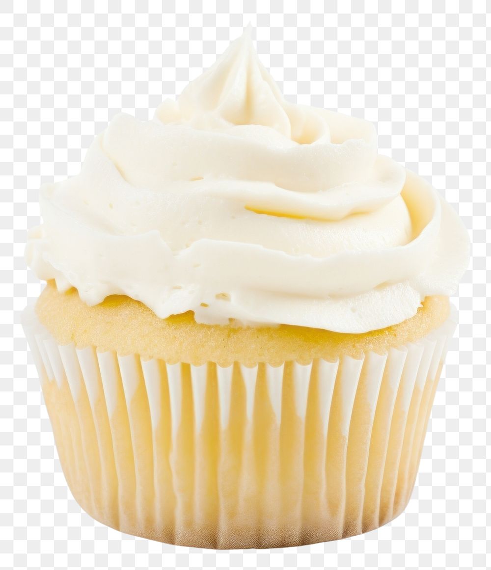 PNG Cupcake cream dessert icing. AI generated Image by rawpixel.