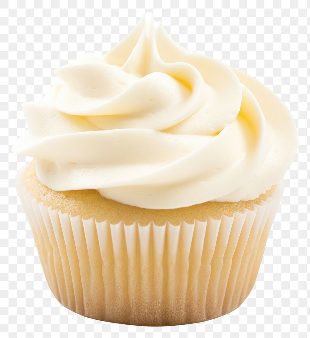 PNG Cupcake cream dessert icing. AI generated Image by rawpixel.