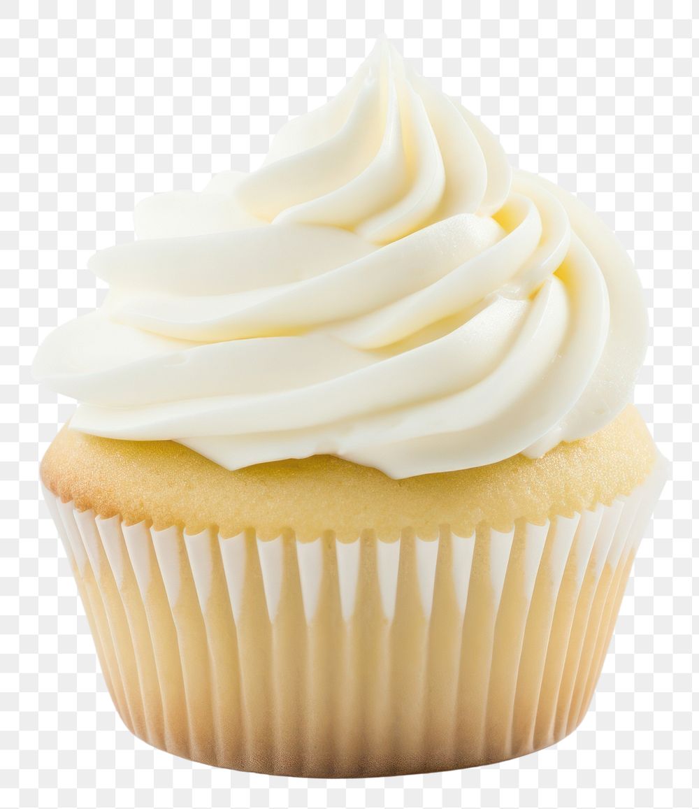 PNG Cupcake cream dessert white. AI generated Image by rawpixel.