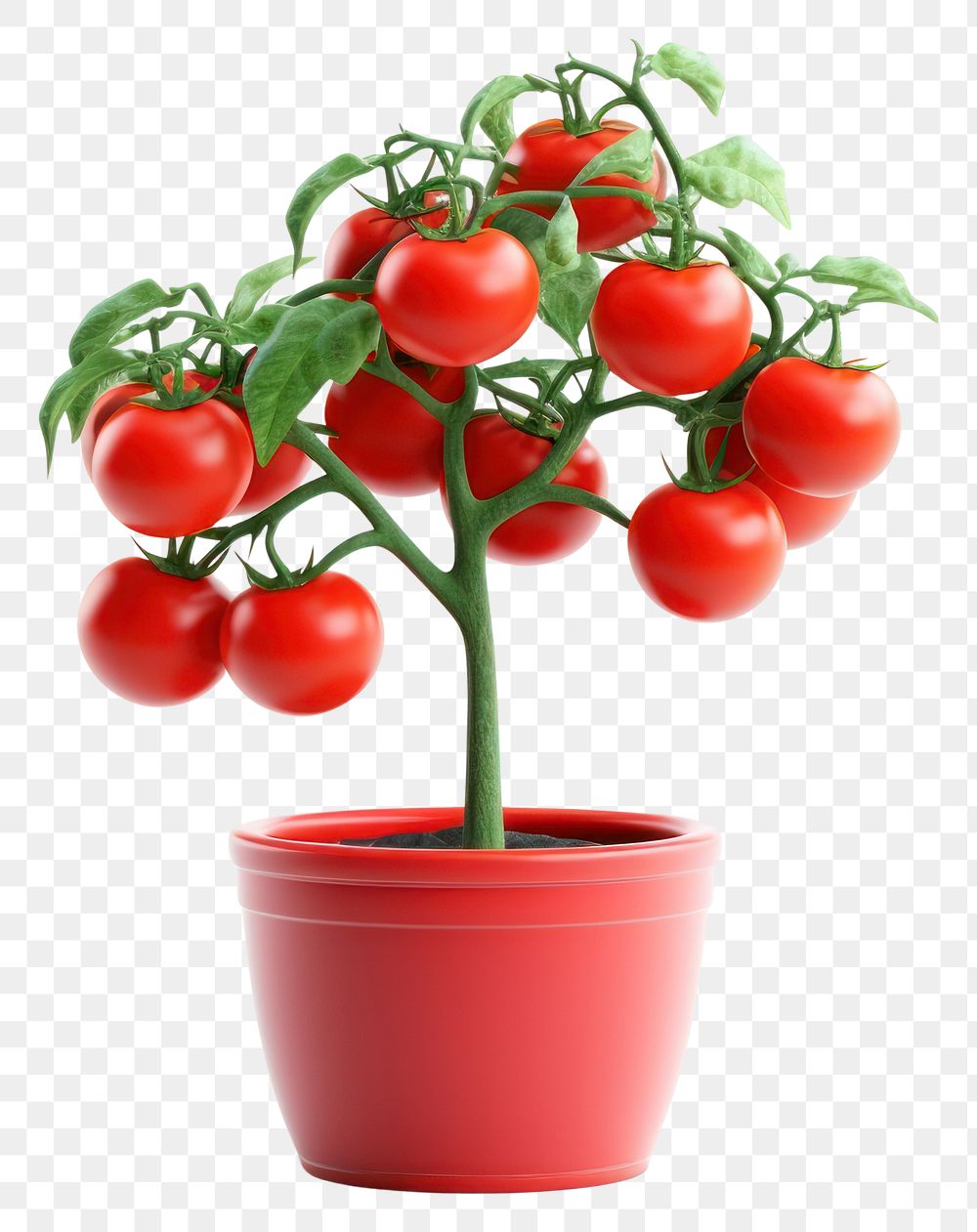 PNG Tomato vegetable fruit plant. AI generated Image by rawpixel.