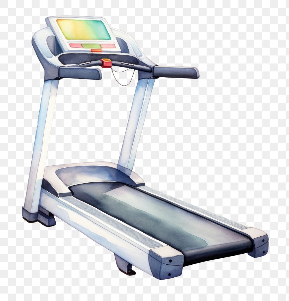 PNG Technology exercising treadmill equipment. AI generated Image by rawpixel.