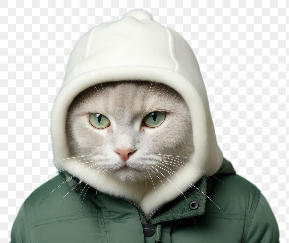 PNG Cat sweatshirt portrait animal. | Premium PNG - rawpixel