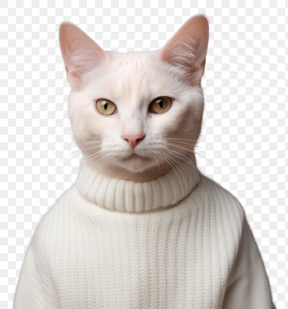 PNG Cat sweater animal mammal. Free PNG rawpixel