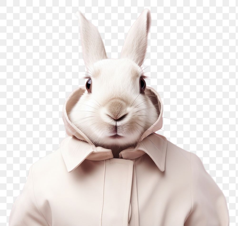 PNG Rabbit animal mammal representation. AI generated Image by rawpixel.