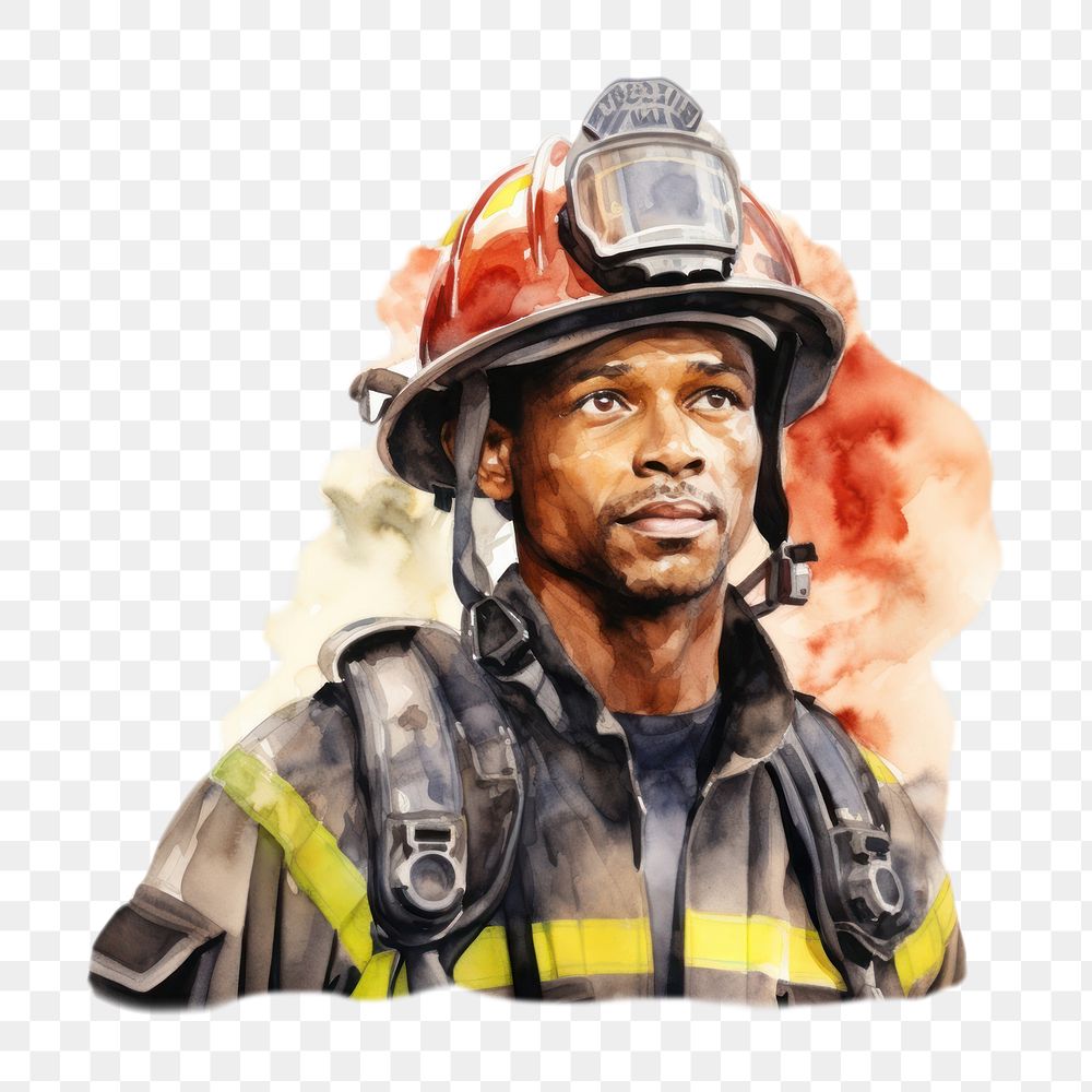PNG Helmet adult firefighter protection. AI generated Image by rawpixel.