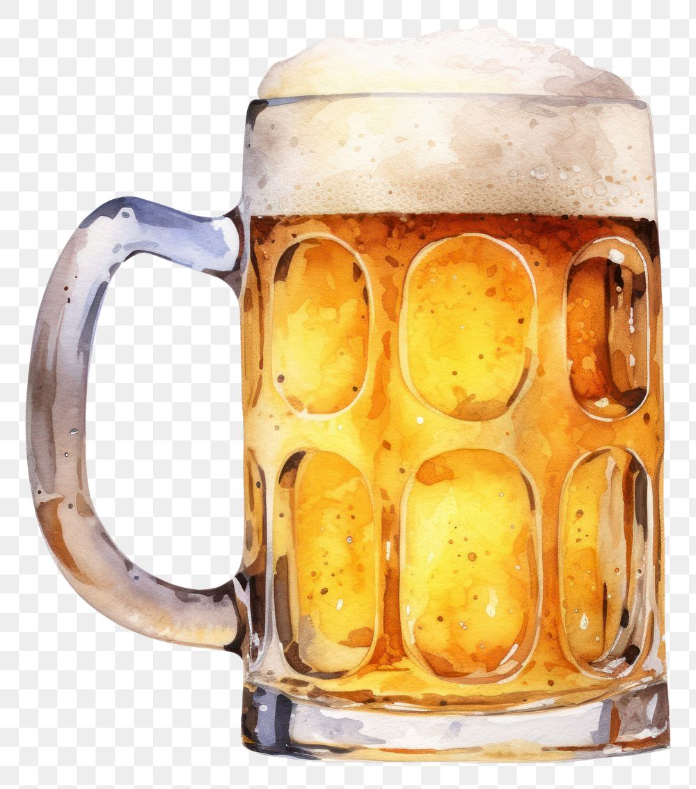 PNG Glass beer beverage alcohol. AI generated Image by rawpixel.