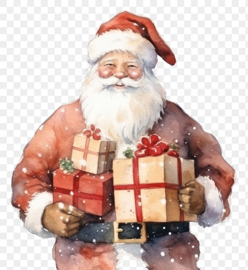 PNG Christmas person paper human. AI generated Image by rawpixel.