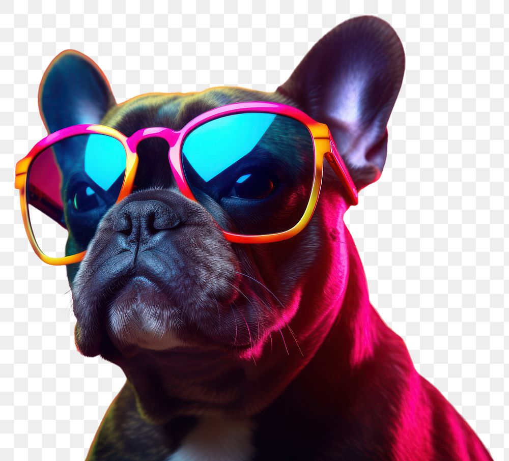PNG Sunglasses dog bulldog mammal
