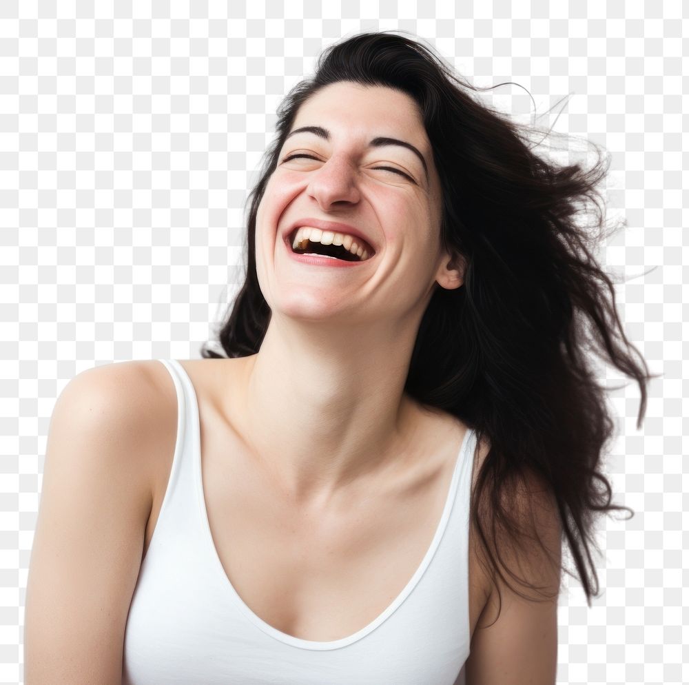 PNG Laughing adult excitement relaxation. AI generated Image by rawpixel.