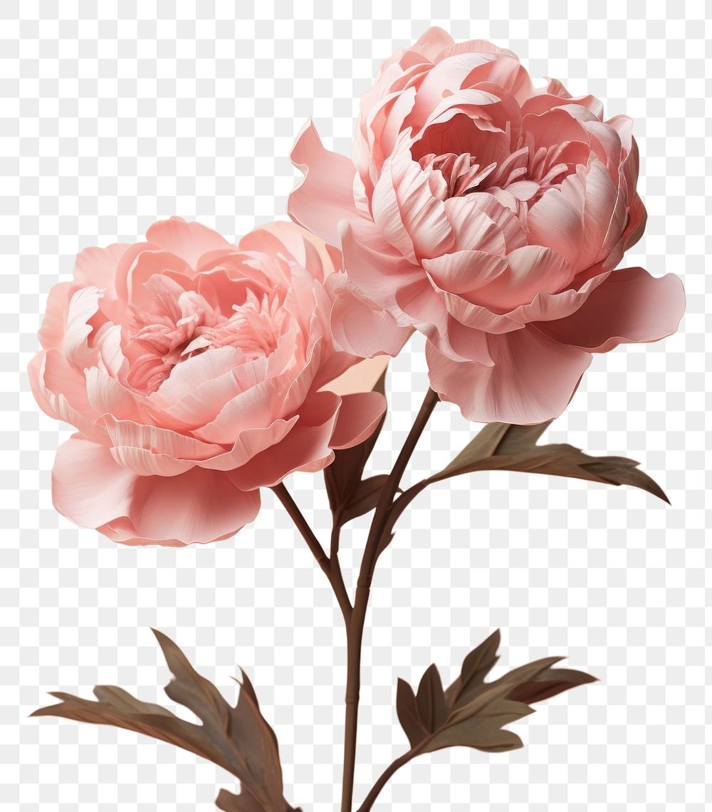 PNG Peony blossom flower petal