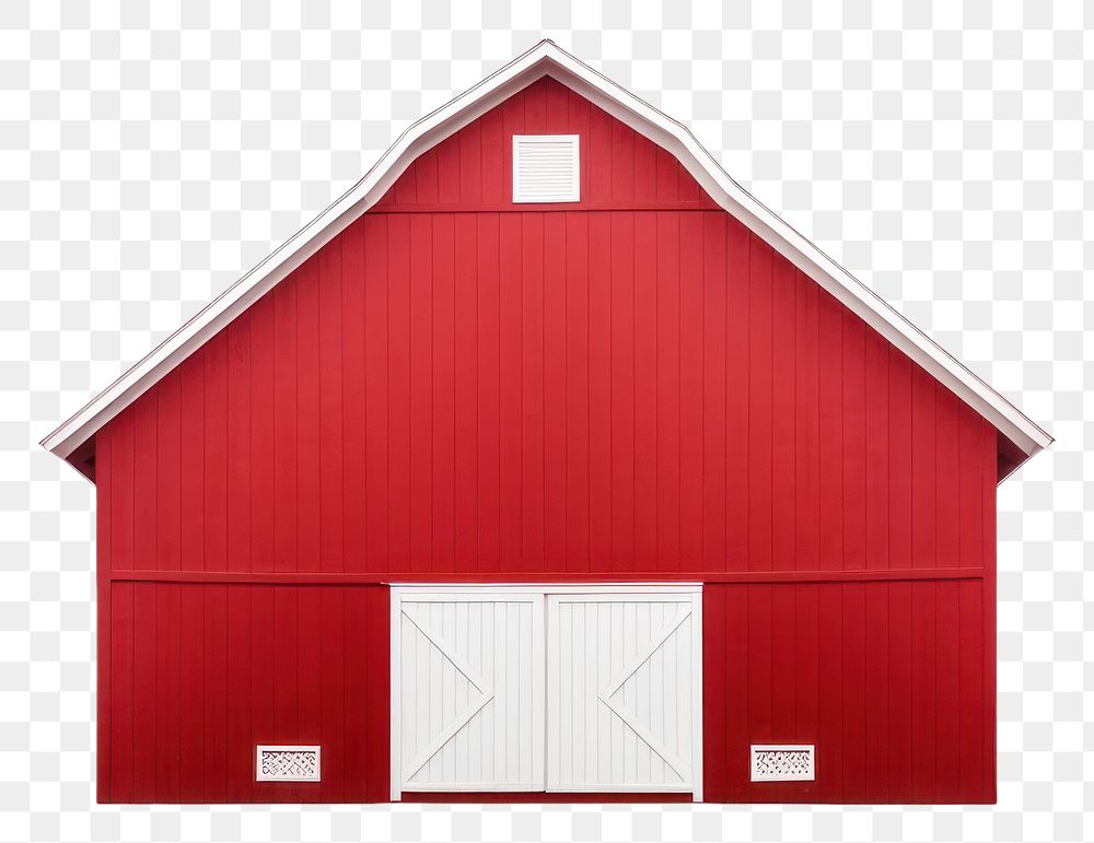 PNG Red barn architecture building outdoors. AI generated Image by rawpixel.