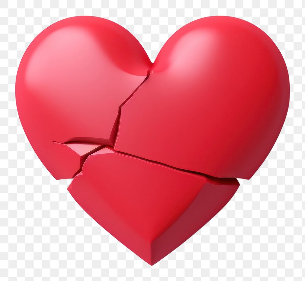 PNG Heart romance passion cracked. AI generated Image by rawpixel.