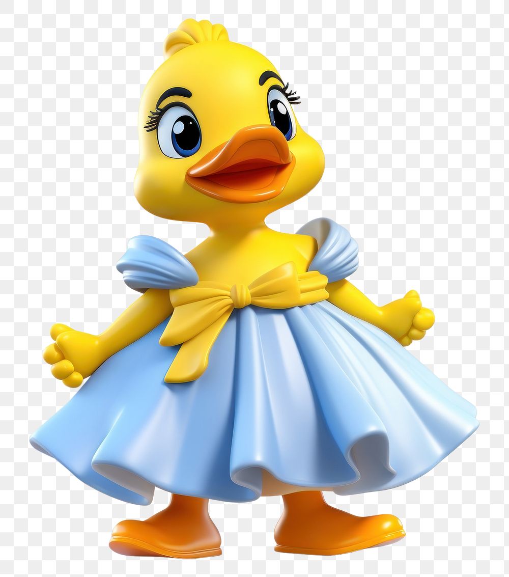 PNG Cartoon duck toy white background. AI generated Image by rawpixel.