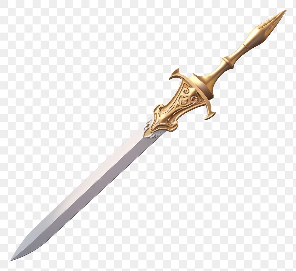 PNG Dagger weapon sword blade. AI generated Image by rawpixel.