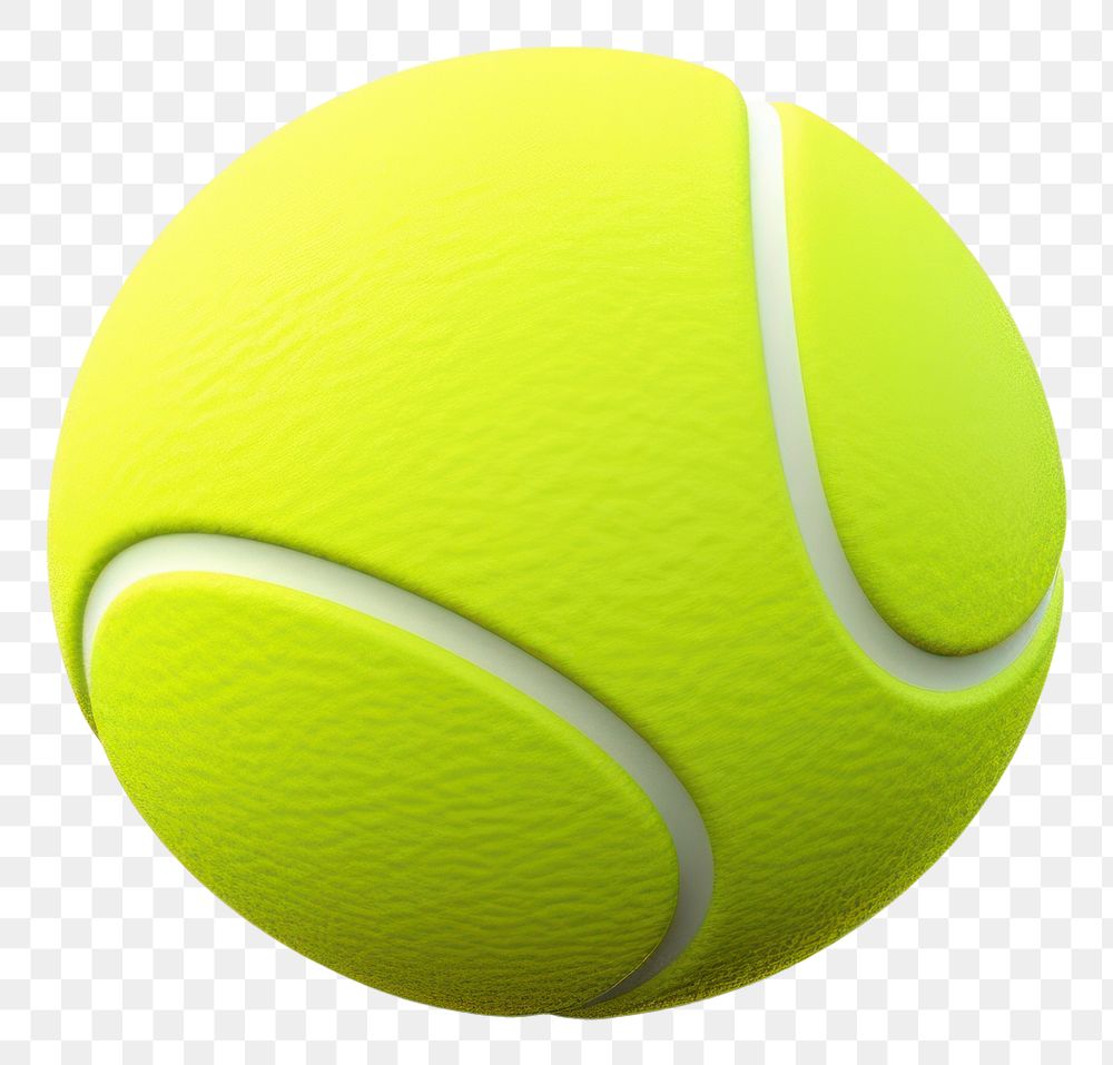 PNG Tennis ball sports white background. AI generated Image by rawpixel.