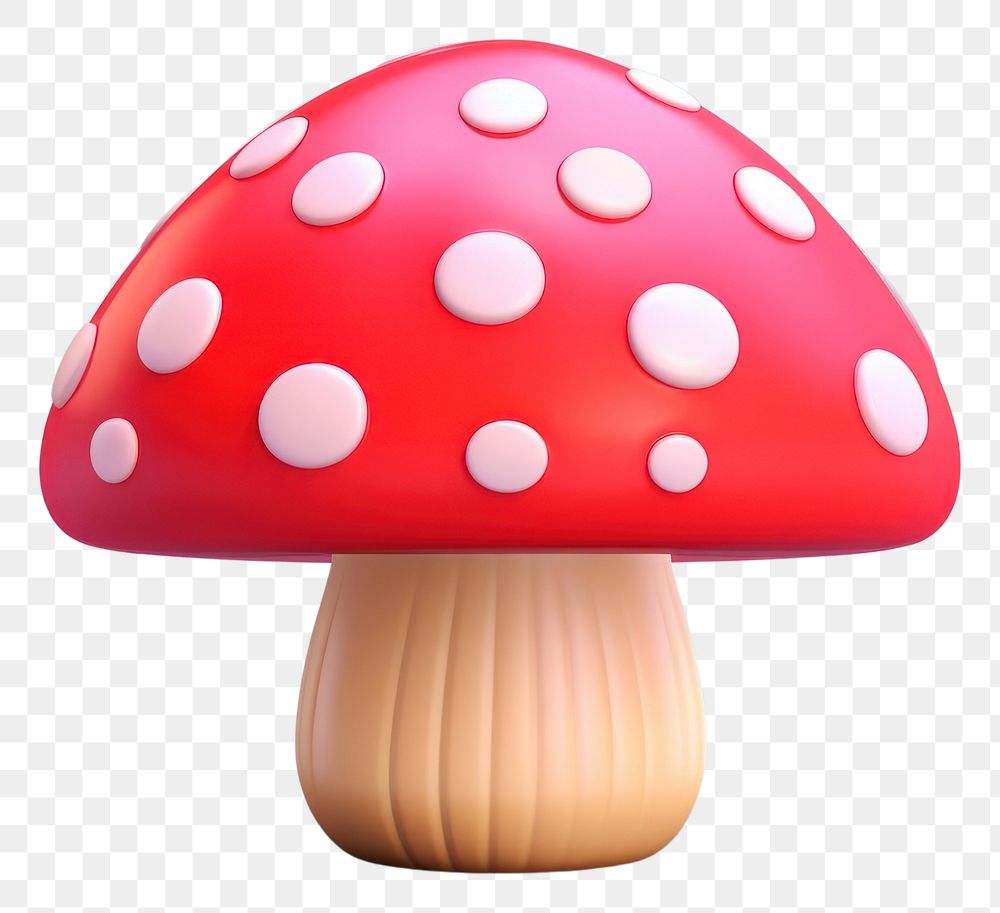 PNG Toadstool mushroom agaric fungus. AI generated Image by rawpixel.