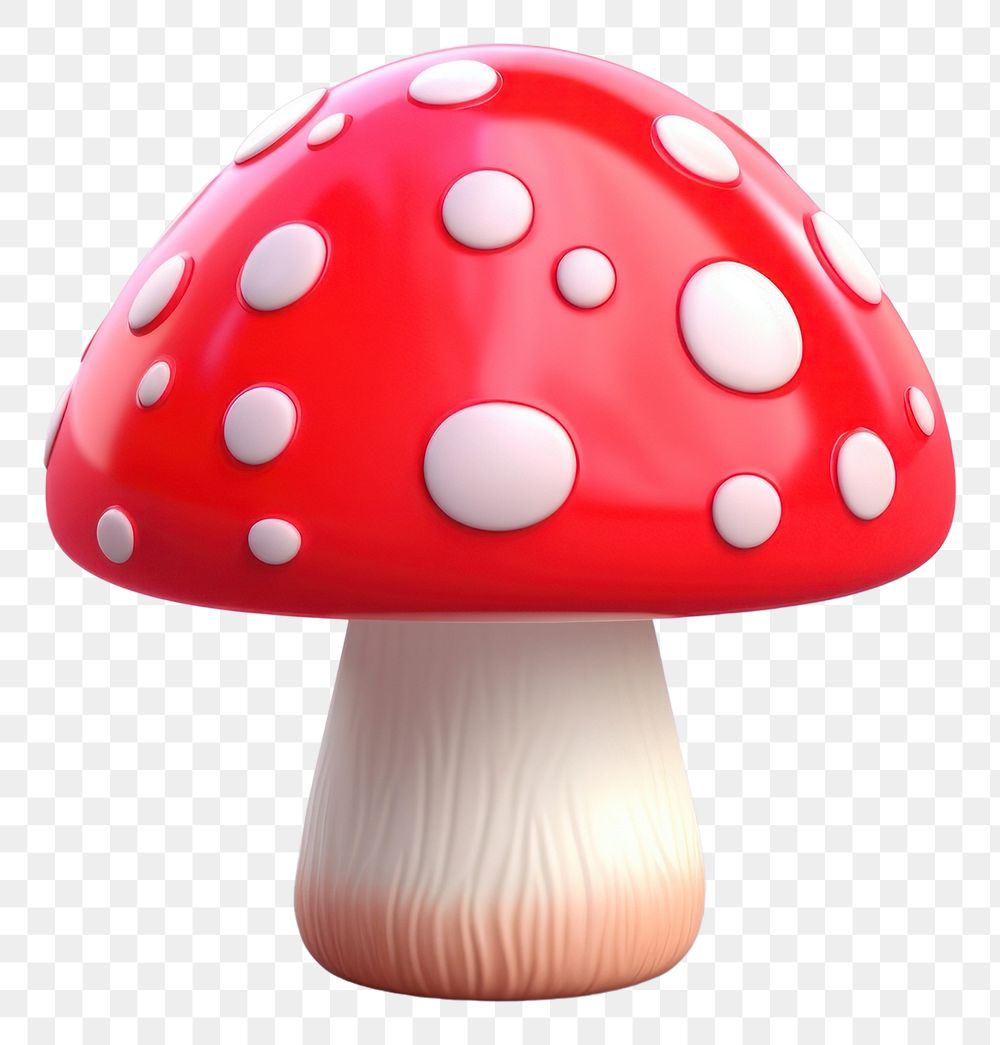 PNG Toadstool mushroom agaric fungus. AI generated Image by rawpixel.