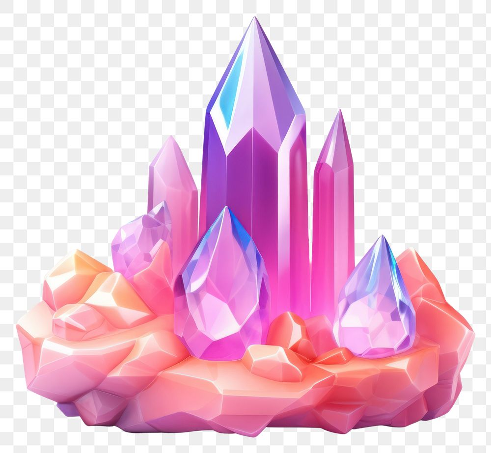 PNG Crystal mineral art creativity. AI generated Image by rawpixel.
