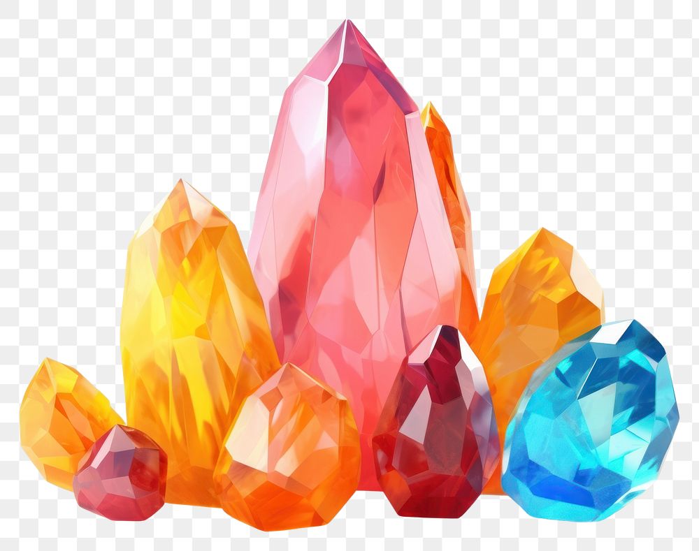 PNG Crystal gemstone jewelry quartz. AI generated Image by rawpixel.