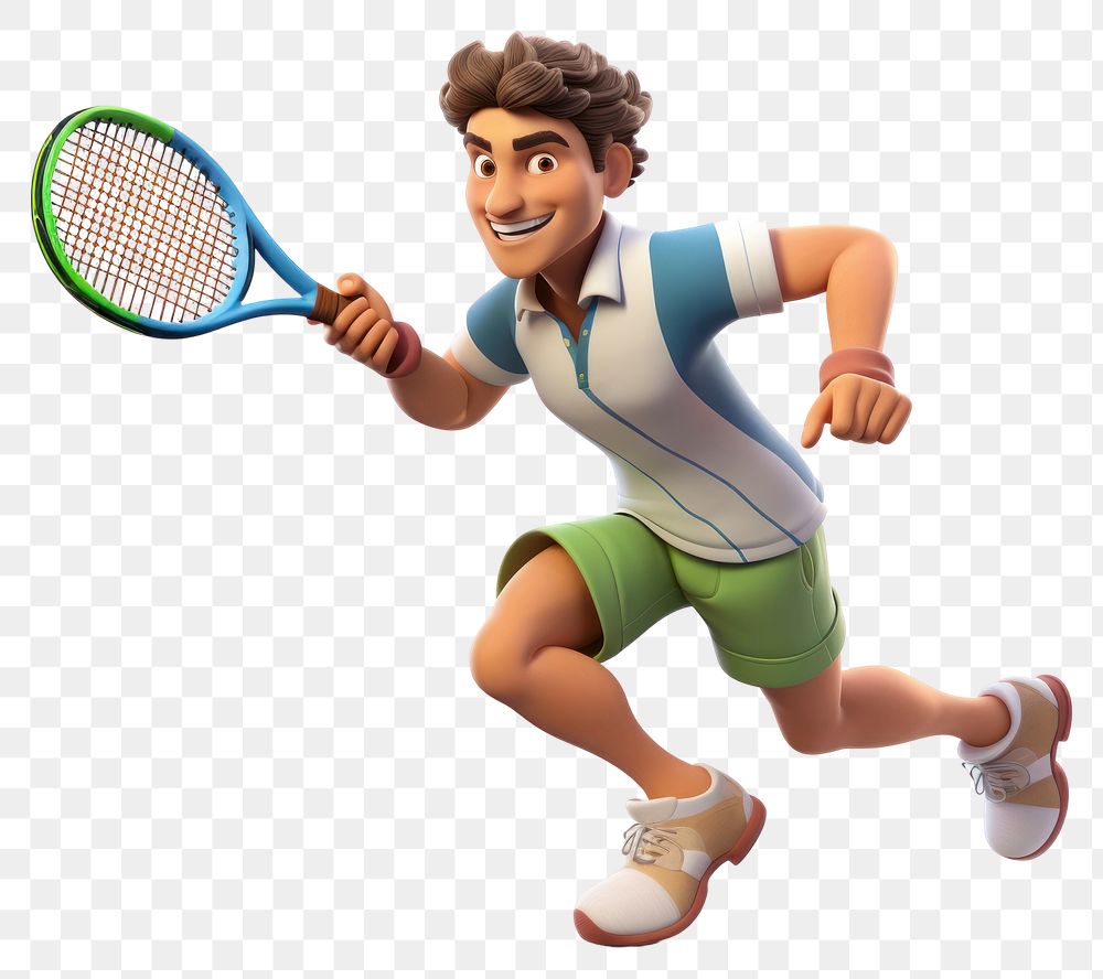 PNG Tennis cartoon sports racket. 