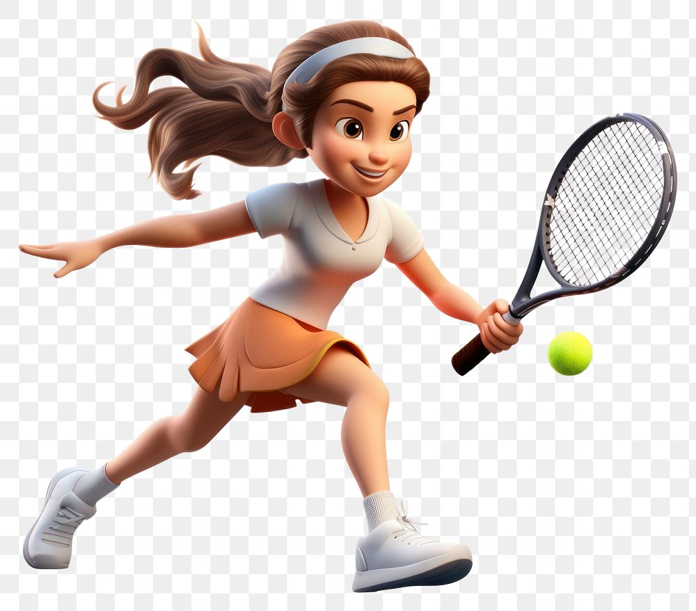 PNG Tennis cartoon sports racket. 