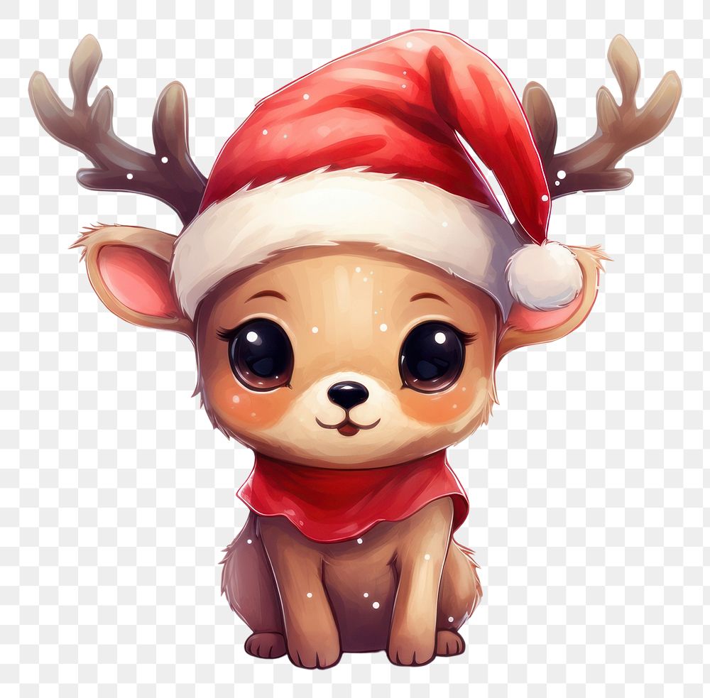 PNG Christmas cute representation celebration. AI generated Image by rawpixel.