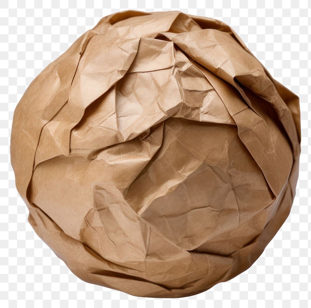 PNG Paper crumpled origami sphere. AI generated Image by rawpixel.