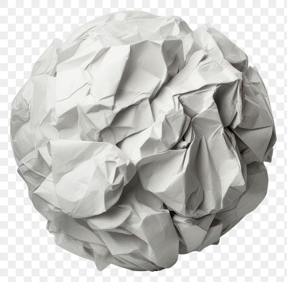 PNG Paper crumpled origami sphere. AI generated Image by rawpixel.