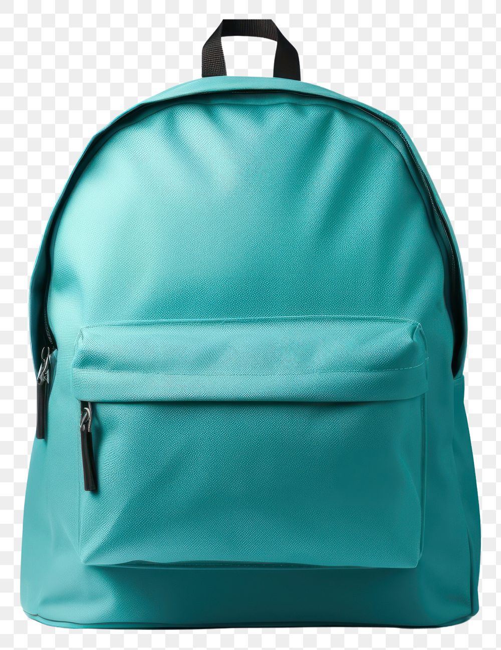 PNG Cyan color backpack bag white background turquoise. AI generated Image by rawpixel.