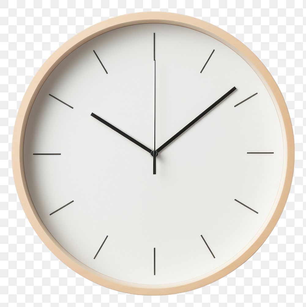 PNG Minimal wall clock deadline accuracy circle. 