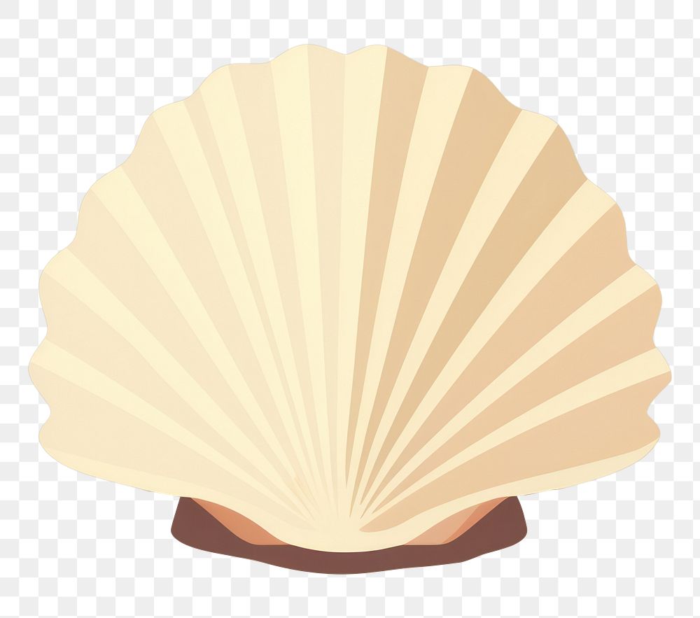PNG Shell seashell clam invertebrate. AI generated Image by rawpixel.