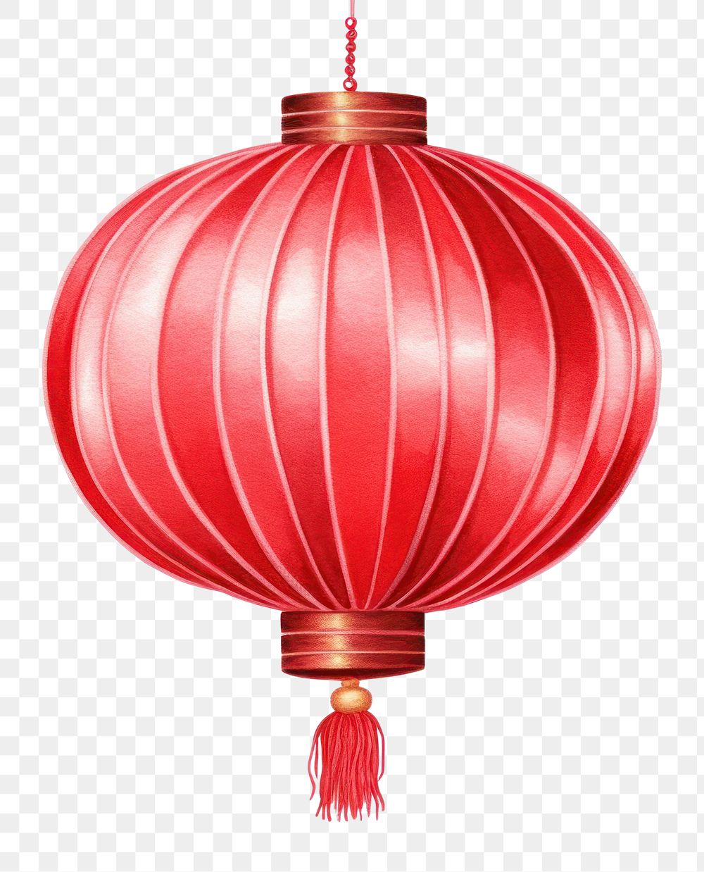 PNG Hanging lantern chinese red white background celebration. AI generated Image by rawpixel.