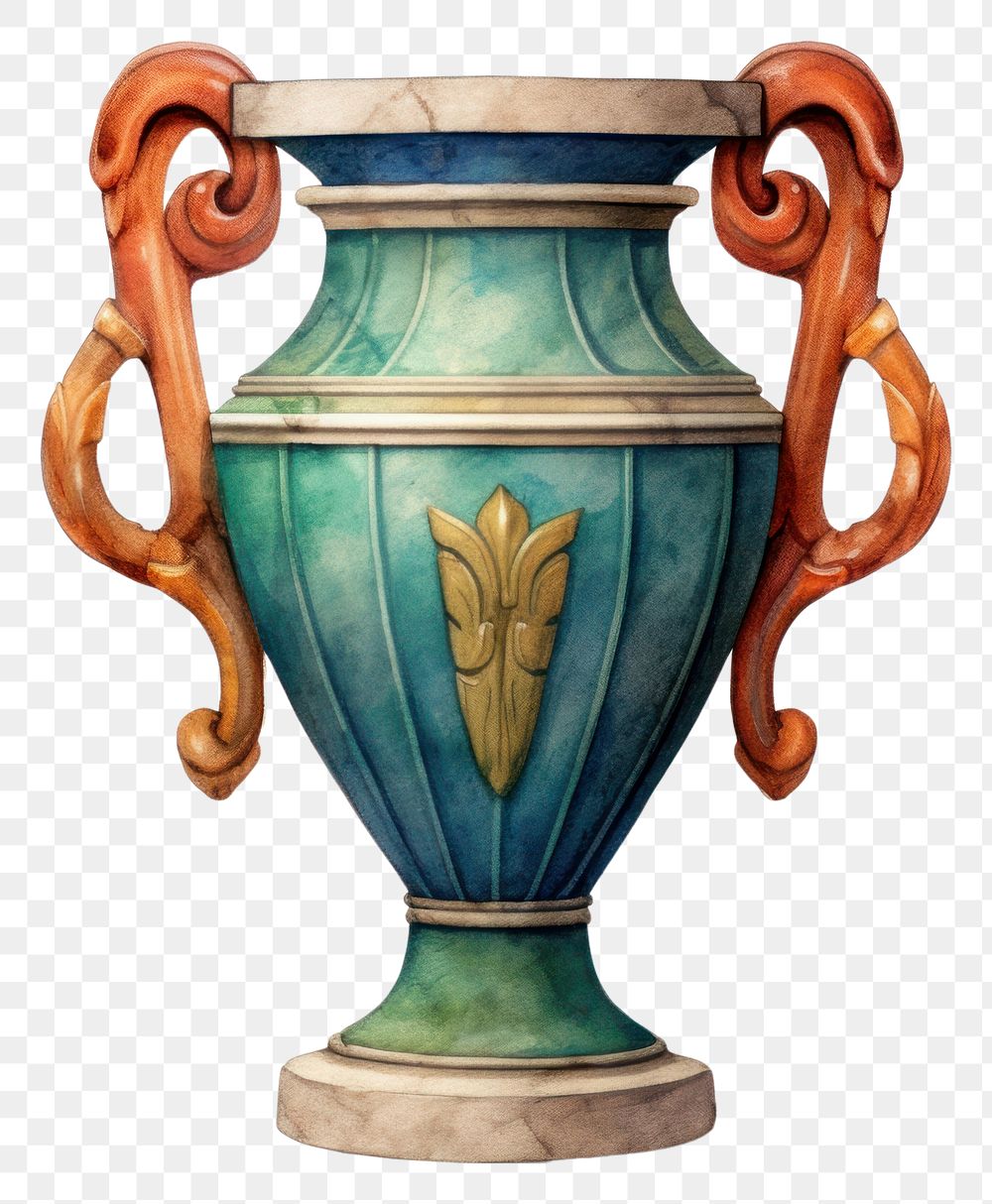 PNG Pottery vase urn creativity. AI generated Image by rawpixel.