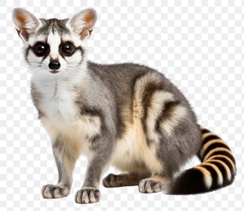 PNG Ringtail Cat animal wildlife raccoon. AI generated Image by rawpixel.