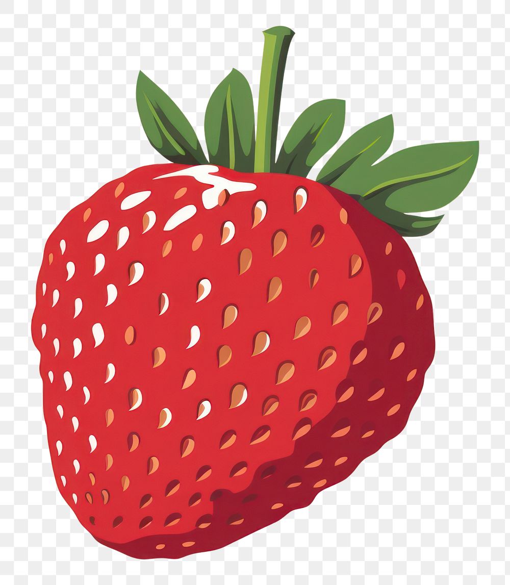 PNG Strawberry strawberry food fruit. AI generated Image by rawpixel.