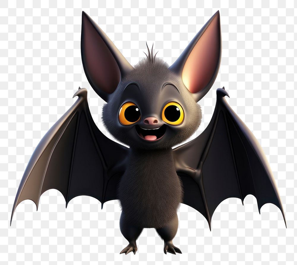 PNG Bat cartoon animal mammal. 