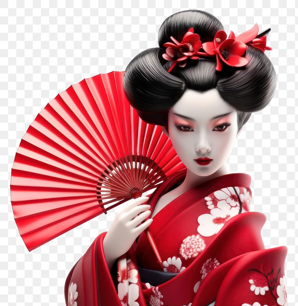 PNG Geisha fashion kimono adult. AI generated Image by rawpixel.