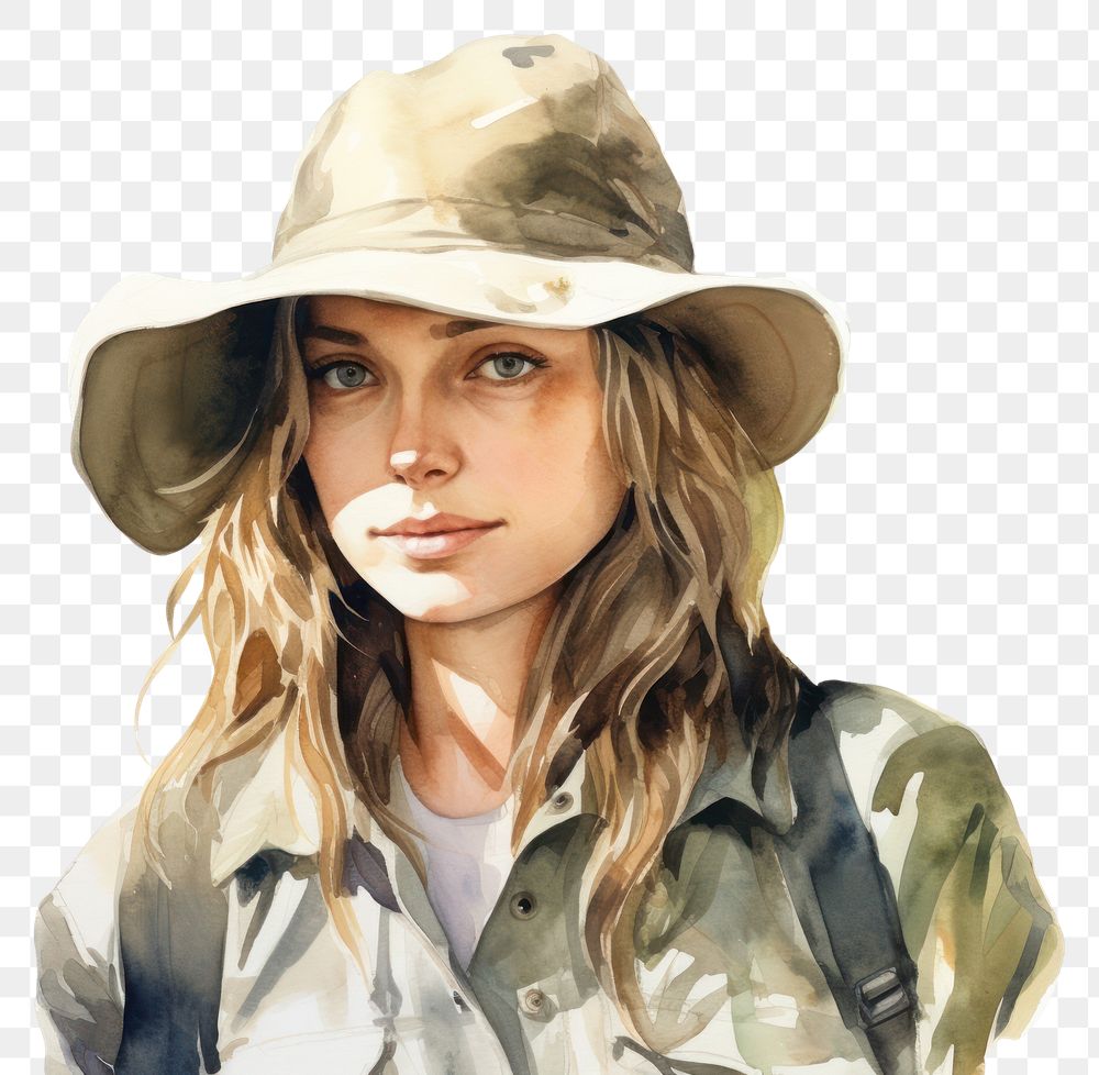 PNG Zoologist portrait female adult. AI generated Image by rawpixel.