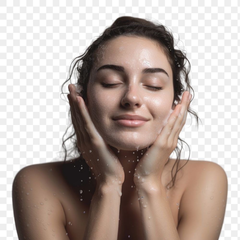 PNG Body care washing portrait bathing. AI generated Image by rawpixel.